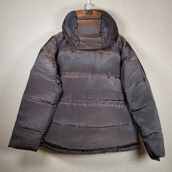 NWT Lululemon Wunder Puff Down Jacket Iridescent Brown Winter Coat Womens Size 6 - Picture 4 of 16